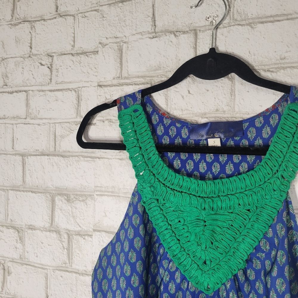 Blue Rain printed tank - Picture 2 of 14